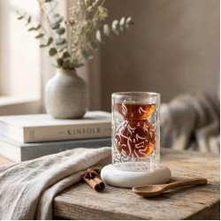 Double Glass Tea Cup Set 6 Pcs